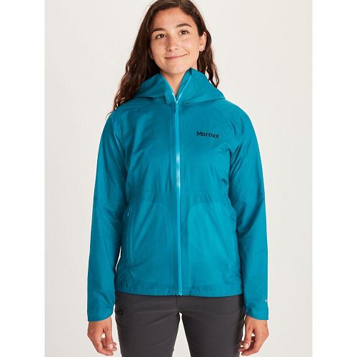 Marmot Bantamweight Rain Jacket For Womens Blue TZI628497